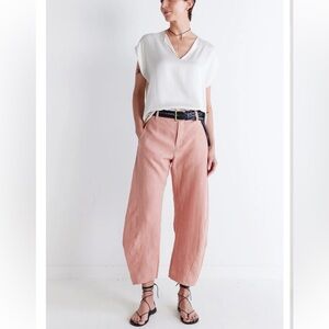 Ruti The Uptown Loose Linen Pants Tan/Gray Ruti2/US10